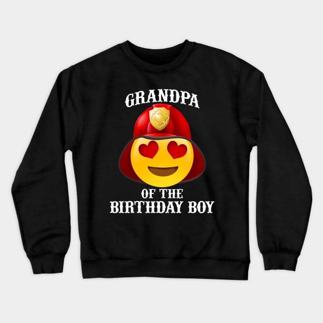 Grandpa Of The Birthday Boy Crewneck Sweatshirt by Suedm Sidi